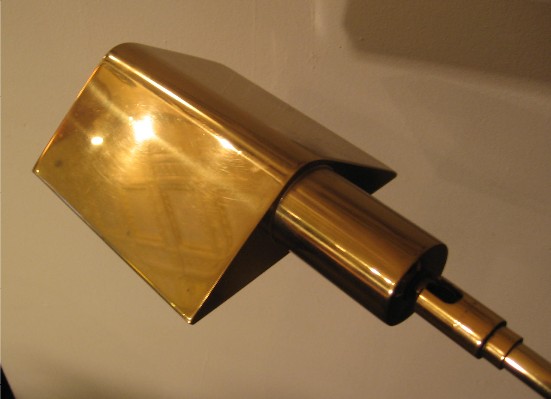 Koch and Lowy Brass Tent Shade Pharmacy Lamp