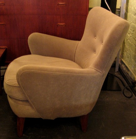 1950s Upholstered Club Chair