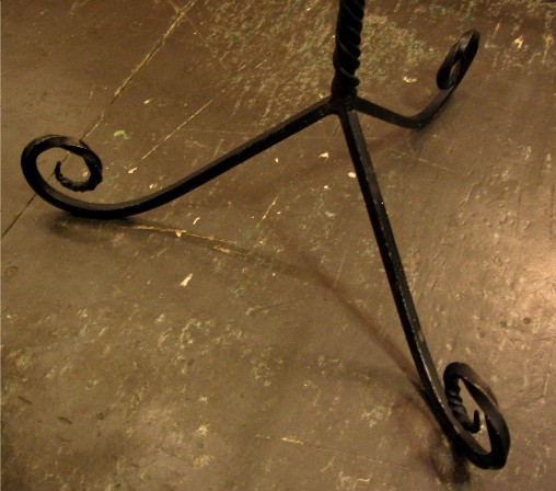 Hand Made Five Foot Wrought Iron Candelabra