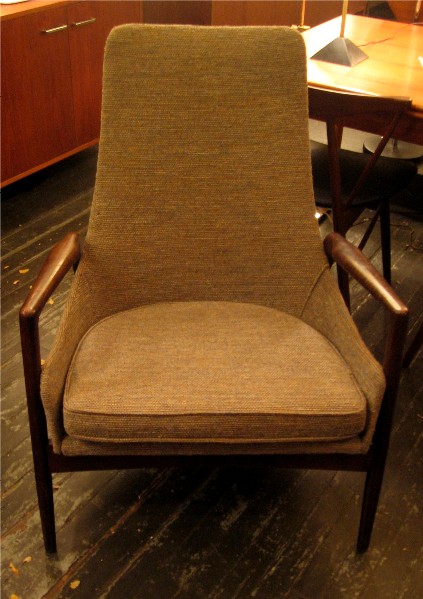 1950s High-Backed Club Chair