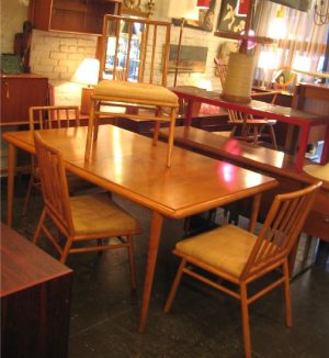 Gibbings Dining Table & Four Chairs