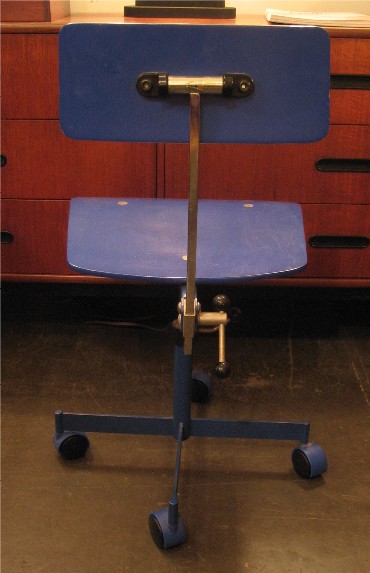 Kevi Desk Chair by Jorgen Rasmussen in Blue