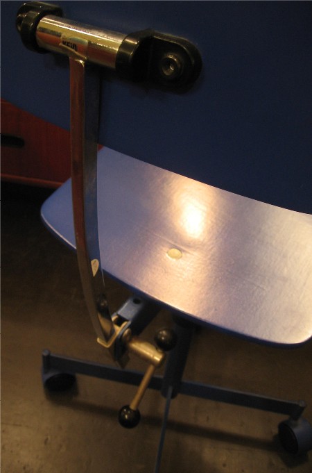 Kevi Desk Chair by Jorgen Rasmussen in Blue