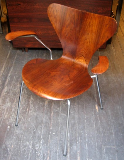 Arne Jacobsen Early Rosewood Armchair 