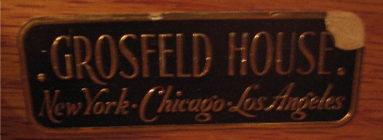 1950s Grossfeld House Walnut Dresser
