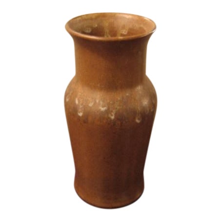 Brown Studio Pottery Vase by A.R.C.