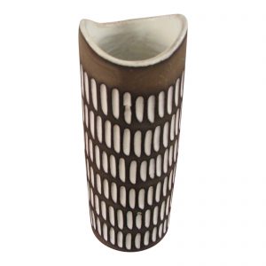 Vase With Glazed Incisions by Ingrid Atterberg for Upsala Ekeby
