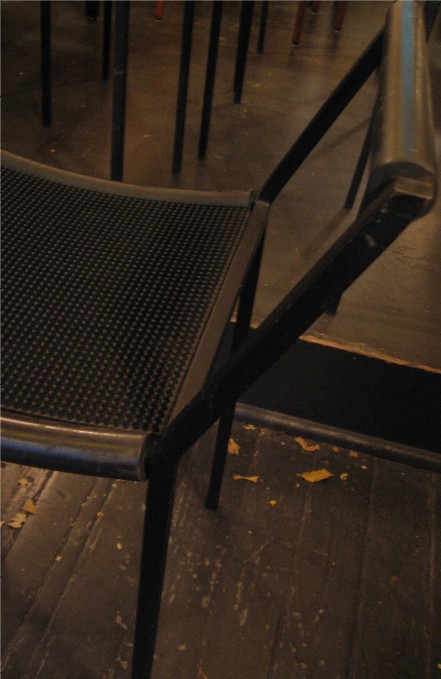 Rubber and Steel Arm Chairs by ZEUS