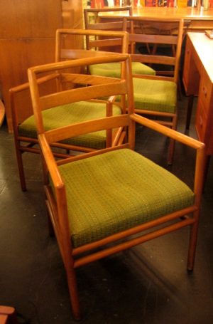 Set of Four Dining Chairs by Gibbings for Widdicomb