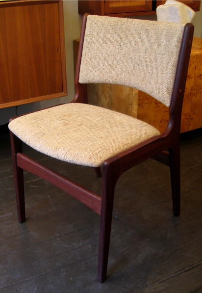 Set of Four 1960s Teak Dining Chairs from Denmark