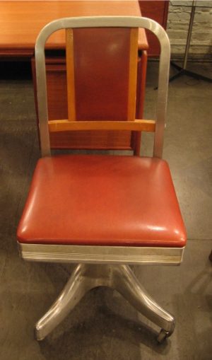 Shaw Walker Aluminum and Wood Task Chair