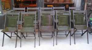 Metal Chairs from the 1920s by Maple City Stamping