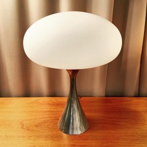 Laurel Mushroom Table Lamp with Hour Glass Base