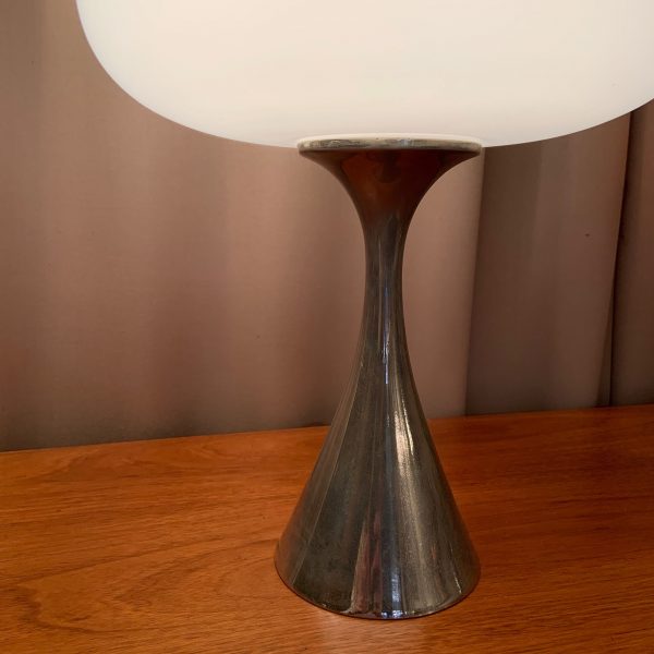 Laurel Mushroom Table Lamp with Hour Glass Base