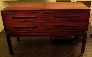 Four Drawer Brazilian Rosewood Low Chest