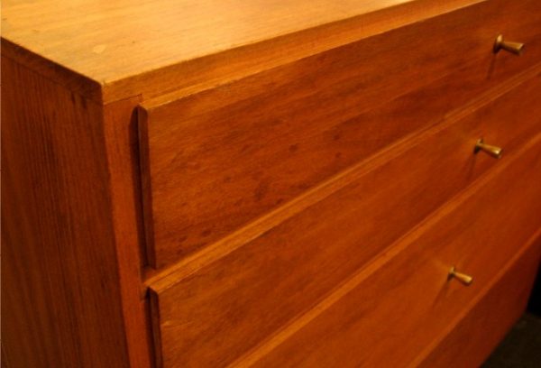 Four Drawer Solid Walnut Dresser