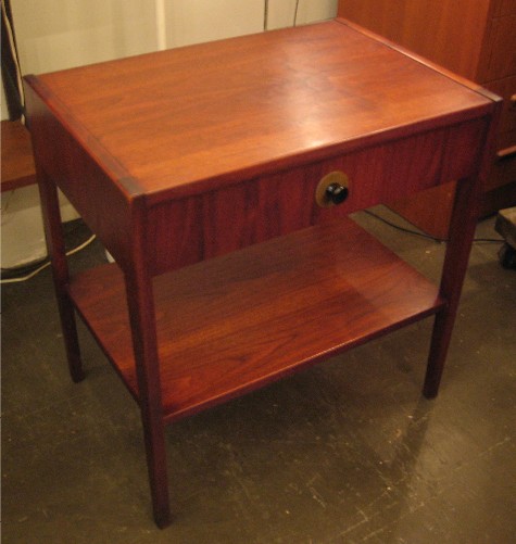 Pair of Walnut Bedside Tables