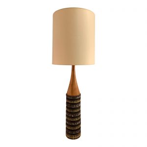 Tall Ceramic Lamp by Aldo Londi