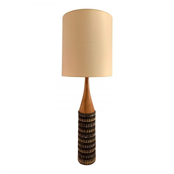 Tall Ceramic Lamp by Aldo Londi