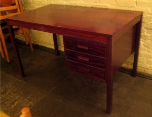 1970s Brazilian Rosewood Desk from Norway