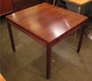 Brazilian Rosewood Flip-Top Extension Table from Denmark