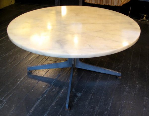 Aluminum Based Marble Coffee Table