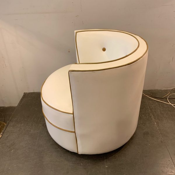 Cylindrical Swivel Chair From the 1960s