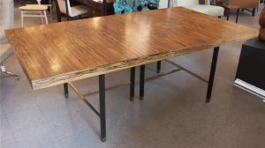 Massive Harvey Probber Bleached Rosewood Dining Table