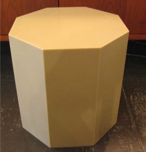 Octagonal Shaped Plastic Side Table