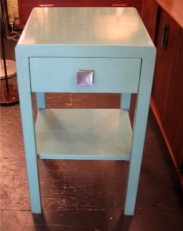 Simmons Painted Metal Bedside Table