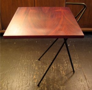 Grasshopper Table in Iron and Rosewood