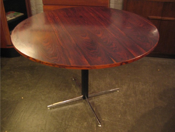 Brazilian Rosewood Round Table from Norway