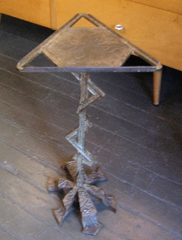 Triangular Iron Cigar Table