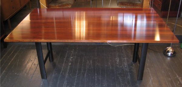 Rosewood and Mahogany Harvest Table