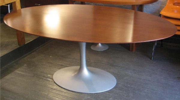 Saarinen Walnut Dining Table by Knoll