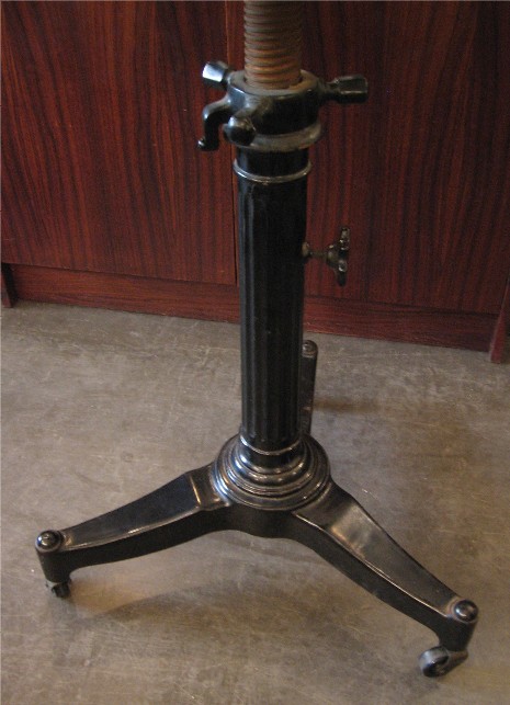 Industrial Cast Iron Adjustable Table