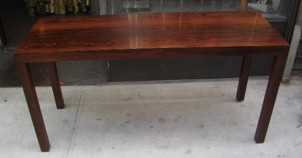 Parsons Style Console / Writing Table in Brazilian Rosewood