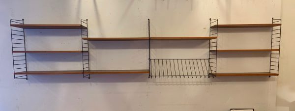 Modular String Wall Unit in Teak by Nisse Strinning, Sweden