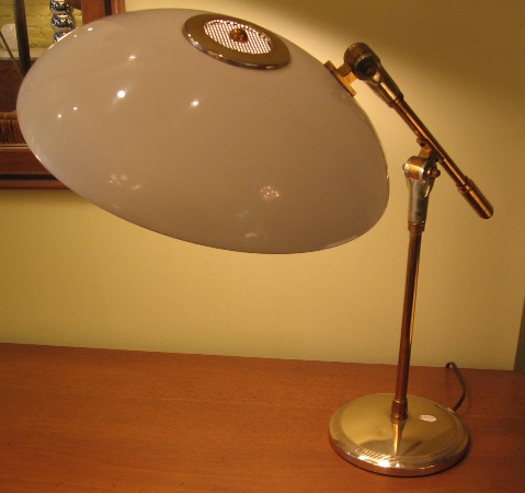 1950s Saucer Task Lamp
