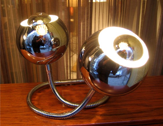 1960's Italian Flexible Table Lamp by Reggiani