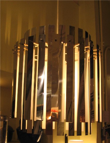 1970's Chrome Pendant Lamp
