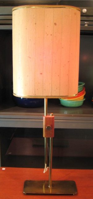 1950s Brass Table Lamp attributed to Paul McCobb