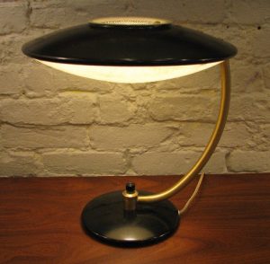 Arc Stemmed Saucer Lamp by Dazor