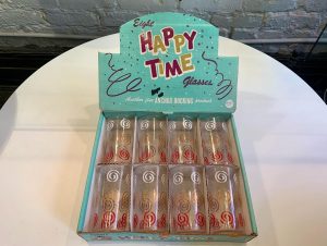Set of 8 Happy Time Glasses by Anchor Hocking