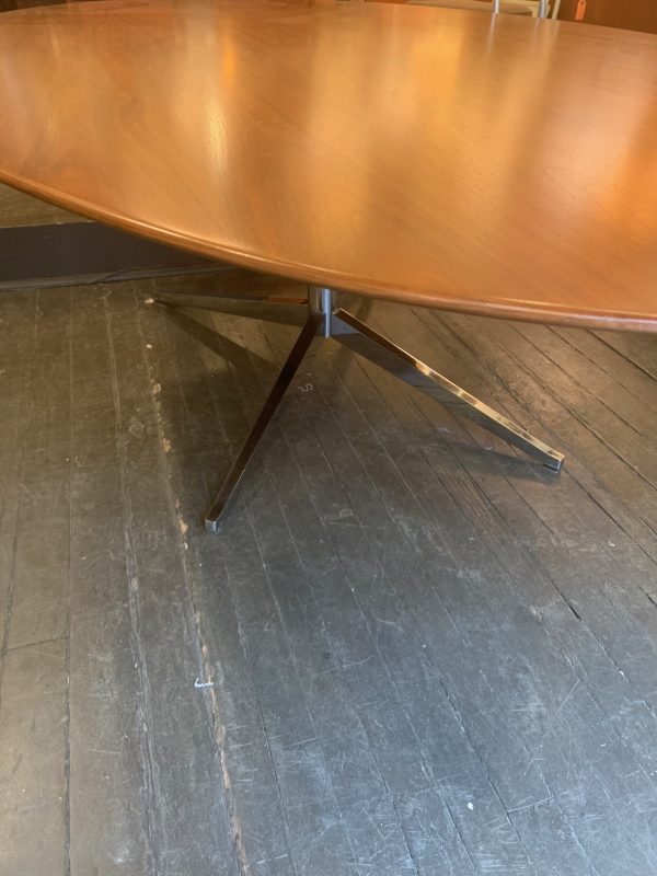 Florence Knoll Walnut Dining / Conference Table, Large Version