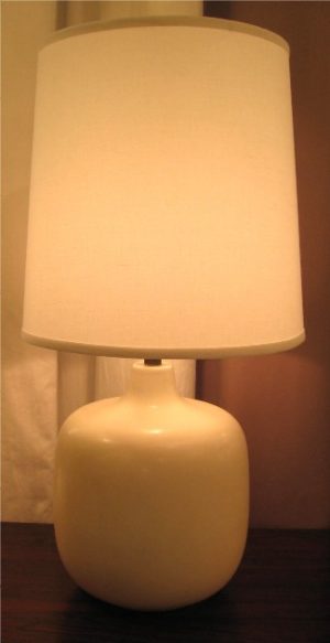 Bostlund White Ceramic Table Lamp
