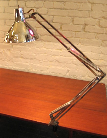 Chrome Luxo Articulating Lamp