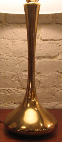 Brass Genie Style Table Lamp by Laurel