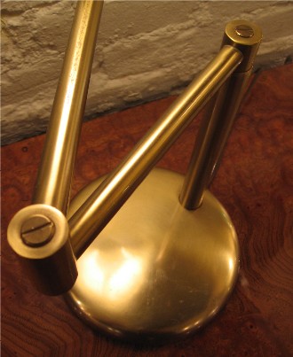 Brass Swing Arm Table Lamp by Laurel