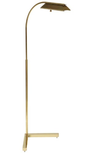 Casella Lighting Adjustable Floor Lamp in Polished Brass